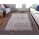 Modern High Low Pile Pattern Wool Carpet