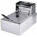Heatza 6 Litre Electric Deep Fryer, Stainless Steel Commercial Kitchen Appliance with Temperature Control