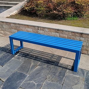 Modern Iron Metal Outdoor Bench Perfect for