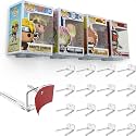 Modern JP Adhesive Display Shelf for Funko Pop Boxes (16-Pack) – Clean Mount for Funko Pop Display – Easy Adhesive Install – Box-Safe, No-Drill Setup – Clear