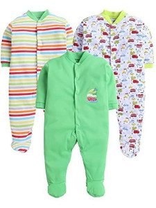 modern mama romper for baby boys  baby girls casual printed striped cotton blend