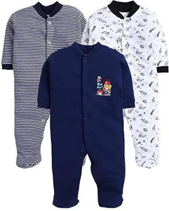 modern mama dungaree for baby girls casual self design wool blend blue pack of 3