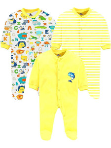 modern mama romper for baby boys  baby girls casual printed striped cotton blend