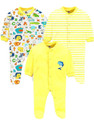 Modern Mama Romper For Baby Boys & Baby Girls Casual Printed, Striped Cotton Blend