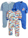 Modern Mama Romper For Baby Boys & Baby Girls Casual Printed, Striped Cotton Blend