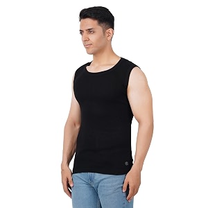 Modern Mens Premium Cotton Gym Vest S