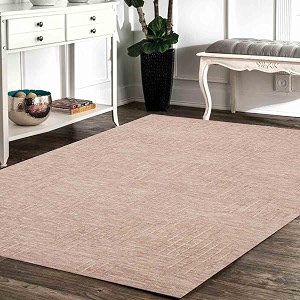 Modern Pattern Wool Carpet with Loop Texture
