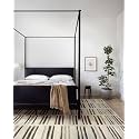 Modern Pattern Wool Carpet with Loop Texture