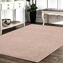 Modern Pattern Wool Carpet with Loop Texture