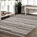 Modern Pattern Wool Carpet with Loop Texture