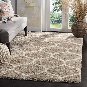 Modern Plush Area Rectangular Rug For Bedroom