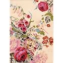 Modern Rose Floral Wool Area Rug | Handmade Area Rug with Garden Colorful Flowers for Living Room Dining Room and Kitchen (Ivory, 10x12 ft)