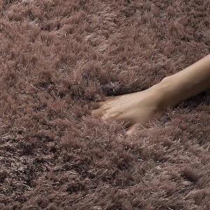 Modern Rug Soft Handwoven Solid Plain Premium