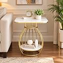 Modern Side Table Corners Living Room Square