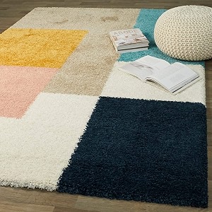 Modern Soft 3D Shaggy Fur Carpets for