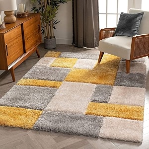 Modern Soft 3D Shaggy Fur Carpets for