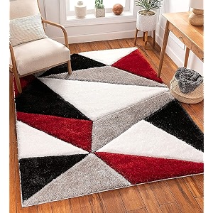 Modern Soft 3D Shaggy Fur Carpets for