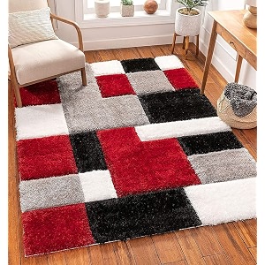 Modern Soft 3D Shaggy Fur Carpets for