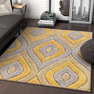 Modern Soft 3D Shaggy Fur Carpets for