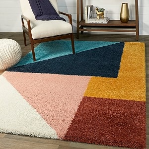 Modern Soft 3D Shaggy Fur Carpets for