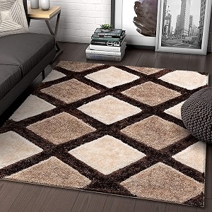 Modern Soft 3D Shaggy Fur Carpets for