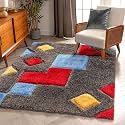 Modern Soft 3D Shaggy Fur Carpets for
