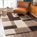 Modern Soft 3D Shaggy Fur Carpets for