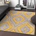 Modern Soft 3D Shaggy Fur Carpets for