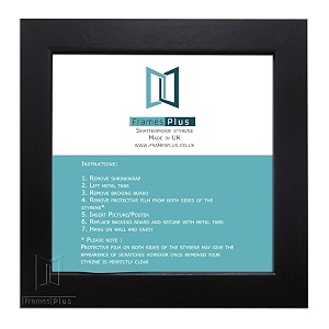 modern style square picture photo poster print art gallery home office frame wall hang or stand 3034x3034 762mmx762mm black