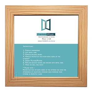 modern style square picture photo poster print art gallery home office frame wall hang or stand 1334x1334 330mmx330mm pine