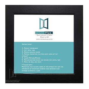 modern style square picture photo poster print art gallery home office frame wall hang or stand 2034x2034 508mmx508mm black