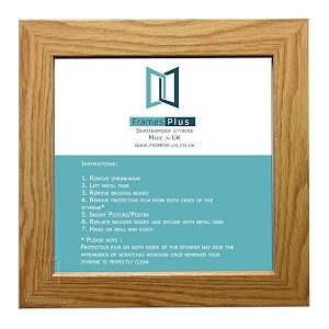 modern style square picture photo poster print art gallery home office frame wall hang or stand 2834x2834 711mmx711mm oak