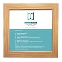 Modern Style Square Picture Photo Poster Print Art Gallery Home office Frame Wall hang or Stand, 14"x14" (356mmx356mm), Pine