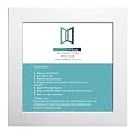 Modern Style Square Picture Photo Poster Print Art Gallery Home office Frame Wall hang or Stand, 70cmx70cm (700mmx700mm), White