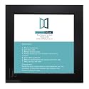 Modern Style Square Picture Photo Poster Print Art Gallery Home office Frame Wall hang or Stand, 23"x23" (584mmx584mm), Black