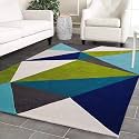 Modern Super Soft Carpet Geometric Handmade Woolen