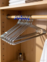 modern world Cloth Hanger with Plastic Coating Hanger for Hanging Saree, Kurta, Pant, Steel Shirt Pack of 12 Hangers For  Shirt