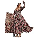 Modestouze Attires Women39s Floral Georgette Kurta Set