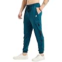 Modeve Men39s Cargo Joggers Style Solid Trackpant