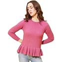 Modeve Round Neck Casual Women SweaterWinterwear