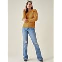 Modeve Self Design Round Neck Casual Women