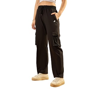 Modeve Womens Cargo Style Track Pants -