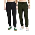 Modeve Women39s Solid Cotton Blend Track Pant