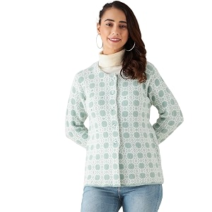 modeve women embroidered round neck sweater for winterwinterwear