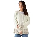Modeve Women Embroidered Round Neck Sweater for Winter||Winterwear||