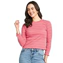 Modeve Women Horizontal Stripes Striped Long Sleeves