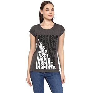 Modeve Women Printed Cotton Blend Half Sleeve