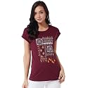 Modeve Women Printed Cotton Blend Half Sleeve