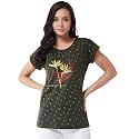Modeve Women Printed Cotton Blend Half Sleeve