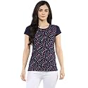 Modeve Women Printed Cotton Blend Half Sleeve